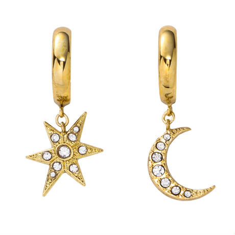 MOON&STAR hoop pierce/earring (gold)