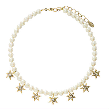 STAR pearl short necklace