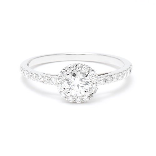 solitaire ring / all diamond