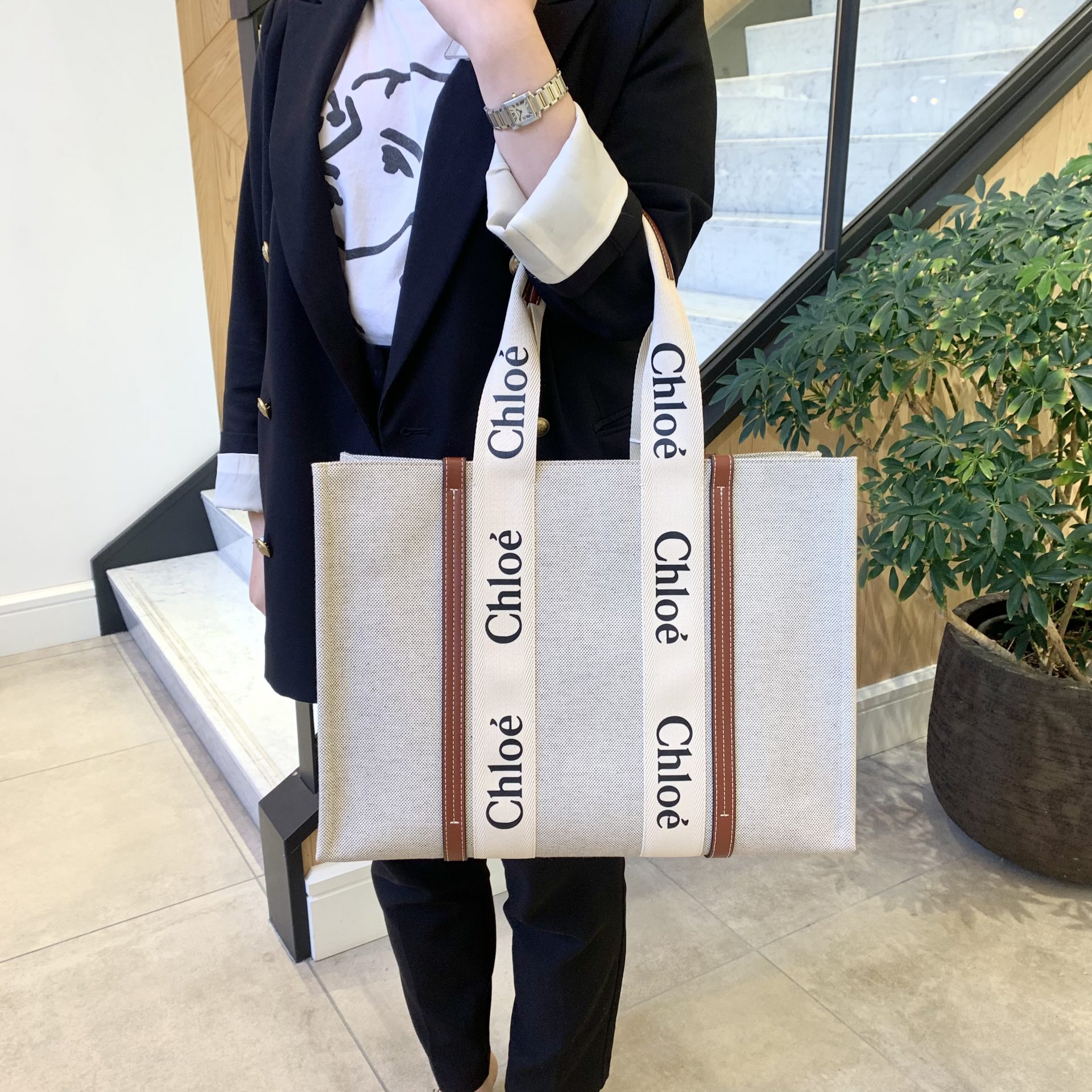 (美品)Chloe　トートバック　スモールサイズ