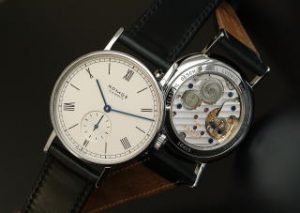 Ludwig Glasboden mit NOMOS-Werk Alpha1