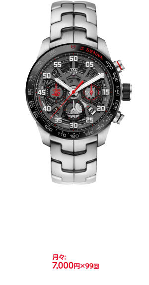 タグ･ホイヤー カレラ キャリバーホイヤー02 [セナ スペシャルエディション] 640,000円［＋税］