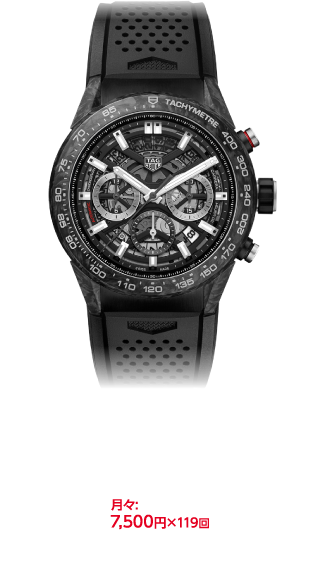 タグ･ホイヤー カレラ キャリバー ホイヤー02 クロノグラフ　825,000円［＋税］